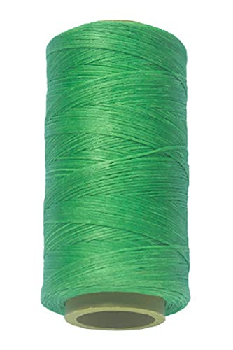 Anawakia 260 m Wachsfaden Nähgarn Allesnäher Gewachst Ledergarn Wachsband Thread Cord Ledergarn Nähen Handwerk Sattlergarn Zwirn Ø 0.8 mm (Grün) von Anawakia