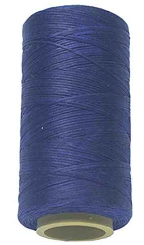 Anawakia 260 m Wachsfaden Nähgarn Allesnäher Gewachst Ledergarn Wachsband Thread Cord Ledergarn Nähen Handwerk Sattlergarn Zwirn Ø 0.8 mm (Navy blau) von Anawakia