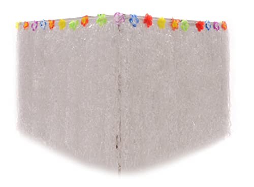 Anawakia Hawaii Tischröcke Hawaii Deko Party Tischdecke Hawaii Tischdeko (Weiß,276 x 30cm) von Anawakia