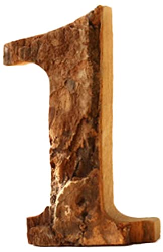 Anawakia Hölzerne Buchstaben A B C D E F G H I J K L M N O P Q R S T U V W X Y Z Vintage Massivholzrinde Holz Nummer Zahlen & 0 1 2 3 4 5 6 7 8 9 Retro DIY Dekoration (1) von Anawakia