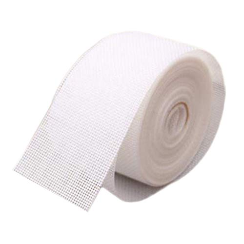 Anawakia Sackleinen Band Jute Deko Band Sackleinen Handwerk Band Rolle Juteband Band Vintage Hessische Trim Zierband Weinlese Hochzeits Dekoband 10 m x 5 cm (Weiß) von Anawakia