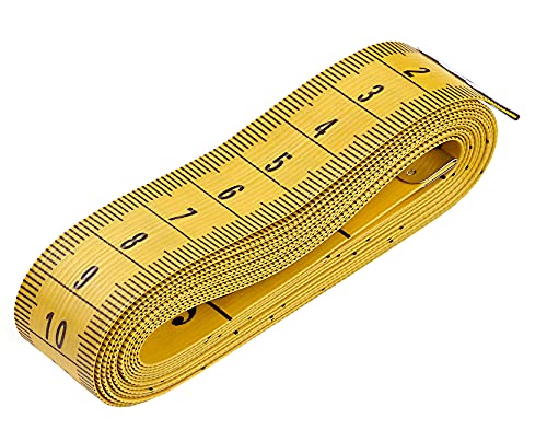 Anawakia Schneider-Maßband 3 Meter langes für Weiche Füße Lederband Kostümbildnerin Kleidung Measuring 300 cm Schneidermaßband (1 pcs) von Anawakia