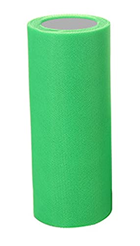 Anawakia Tüll RolleTüllband Tüll Dekostoff Tischband Dekoband Tüllnetz für Kleidung Deko Hochzeit Party (Gras-Grün) von Anawakia