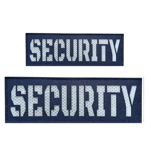 Reflektierender Sicherheits-Patch, lasergeschnitten, mit Rückwand und Klettverschluss, Größe S und L, Blau-Weiß, 2 Stück Reflektierender Sicherheits-Patch, lasergeschnitten, mit Rückwand und Klettverschluss, Größe S und L, Blau-Weiß, 2 Stück von Ancana