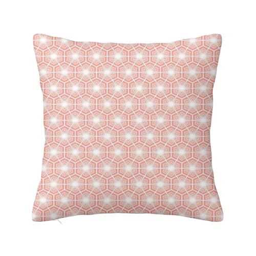 Kissenbezüge mit geometrischem Dekor, überlappendes Sechseck aus Netzstoff, doppelseitige Couch-Kissenbezüge aus weichem Plüsch für Kissen, Sofa, Wohnzimmer, Heimdekoration, Weiß, 55,9 x 55,9 cm Kissenbezüge mit geometrischem Dekor, überlappendes Sechseck aus Netzstoff, doppelseitige Couch-Kissenbezüge aus weichem Plüsch für Kissen, Sofa, Wohnzimmer, Heimdekoration, Weiß, 55,9 x 55,9 cm von Anceky
