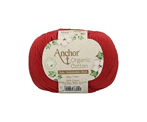 Anchor Organic Cotton, 50G, Stärke: 4, Aufmachung: 125M terracotta Häkelgarne Anchor Organic Cotton, 50G, Stärke: 4, Aufmachung: 125M terracotta Häkelgarne von Anchor
