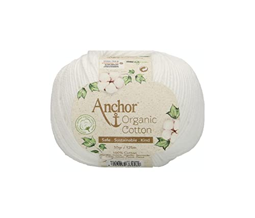 Anchor Organic Cotton, 50G, Stärke: 4, Aufmachung: 125M snowy white Häkelgarne Anchor Organic Cotton, 50G, Stärke: 4, Aufmachung: 125M snowy white Häkelgarne von Anchor