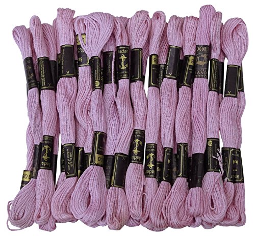 Anchor 25 x Stranded Baumwollkreuz-Heftung Hand Stickgarn Floss Skeins-Lavendel von Anchor