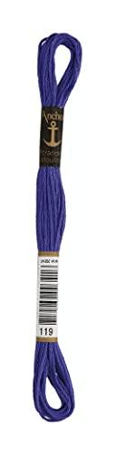 Anchor 232655 4635000-00119 Stickgarn, Baumwolle, pflaumenblau, 3 gramm Anchor 232655 4635000-00119 Stickgarn, Baumwolle, pflaumenblau, 3 gramm von Anchor Maia