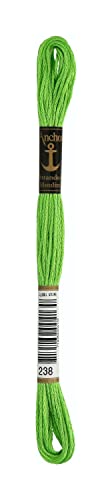 Anchor 232728 4635000-00238 Stickgarn, Baumwolle, laubgrün, 3 gramm Anchor 232728 4635000-00238 Stickgarn, Baumwolle, laubgrün, 3 gramm von Anchor
