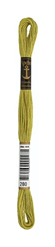 Anchor 232961 4635000-00280 Stickgarn, Baumwolle, kiwi, 3 gramm Anchor 232961 4635000-00280 Stickgarn, Baumwolle, kiwi, 3 gramm von Anchor