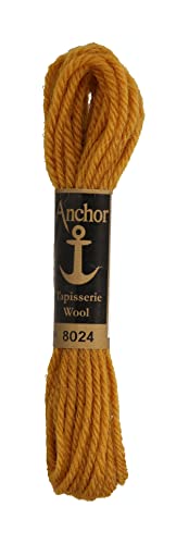 Anchor 4238000-08024 Stickgarne, 100% Wolle, karamell, 10m, 7 Gramm von Anchor