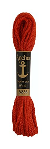Anchor 4238000-08236 Stickgarne, 100% Wolle, terracotta, 10m, 7 Gramm von Anchor
