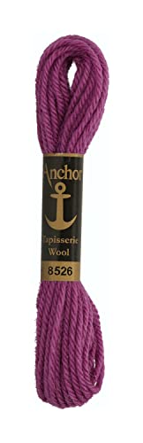 Anchor 4238000-08526 Stickgarne, 100% Wolle, lila, 10m, 7 Gramm von Anchor