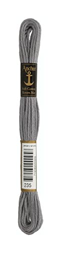 Anchor 4335000-00235 Stickgarne, 100% Baumwolle, flanell, 10m, 5 Gramm von Anchor