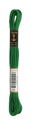 Anchor 4335000-00245 Stickgarne, 100% Baumwolle, tannengrün, 10m, 5 Gramm Anchor 4335000-00245 Stickgarne, 100% Baumwolle, tannengrün, 10m, 5 Gramm von Anchor
