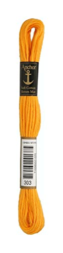 Anchor 4335000-00303 Stickgarne, 100% Baumwolle, 303, 10m, 5 Gramm Anchor 4335000-00303 Stickgarne, 100% Baumwolle, 303, 10m, 5 Gramm von Anchor