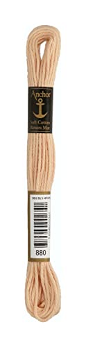 Anchor 4335000-00880 Stickgarne, 100% Baumwolle, hellbraunrot, 10m, 5 Gramm Anchor 4335000-00880 Stickgarne, 100% Baumwolle, hellbraunrot, 10m, 5 Gramm von Anchor