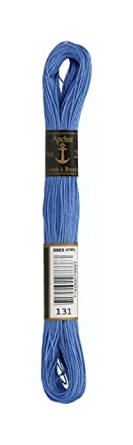 Anchor 4386025-00131 Stickgarne, 100% Baumwolle, 131, 4-fädig, Stärke 25, 30m, 3 Gramm von Anchor