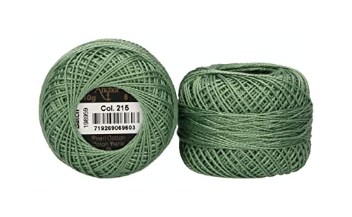 Anchor 4591008-00215 Stickgarne, 100% Baumwolle, salbeigrün, Stärke 8, 82m, 16 Gramm Anchor 4591008-00215 Stickgarne, 100% Baumwolle, salbeigrün, Stärke 8, 82m, 16 Gramm von Anchor
