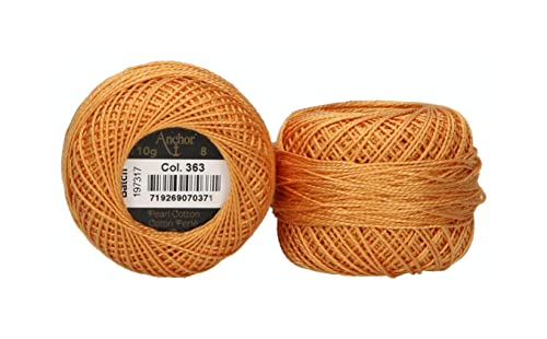 Anchor 4591008-00363 Stickgarne, 100% Baumwolle, honig, Stärke 8, 82m, 16 Gramm Anchor 4591008-00363 Stickgarne, 100% Baumwolle, honig, Stärke 8, 82m, 16 Gramm von Anchor