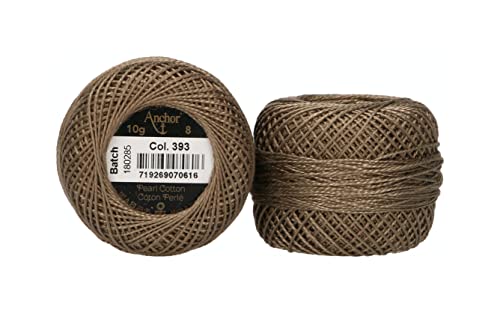 Anchor 4591008-00393 Stickgarne, 100% Baumwolle, ombra, Stärke 8, 82m, 16 Gramm Anchor 4591008-00393 Stickgarne, 100% Baumwolle, ombra, Stärke 8, 82m, 16 Gramm von Anchor