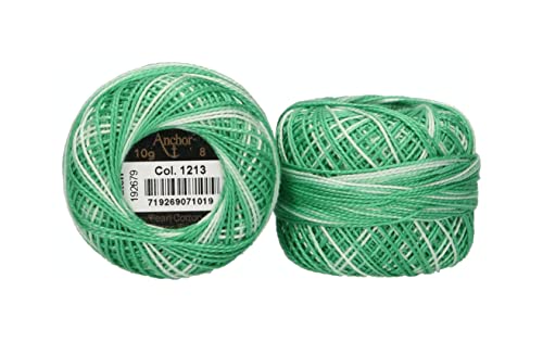 Anchor 4591008-01213 Stickgarne, 100% Baumwolle, 1213, Stärke 8, 82m, 16 Gramm von Anchor