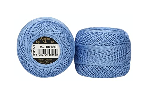 Anchor 4596012-00130 Stickgarne, 100% Baumwolle, 130, Stärke 12, 56m, 9 Gramm von MEZ