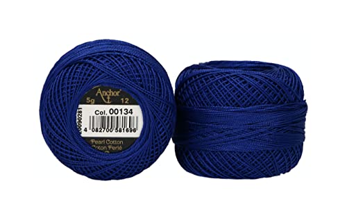 Anchor 4596012-00134 Stickgarne, 100% Baumwolle, 134, Stärke 12, 56m, 9 Gramm Anchor 4596012-00134 Stickgarne, 100% Baumwolle, 134, Stärke 12, 56m, 9 Gramm von Anchor