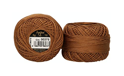 Anchor 4596012-00375 Stickgarne, 100% Baumwolle, 375, Stärke 12, 56m, 9 Gramm Anchor 4596012-00375 Stickgarne, 100% Baumwolle, 375, Stärke 12, 56m, 9 Gramm von MEZ