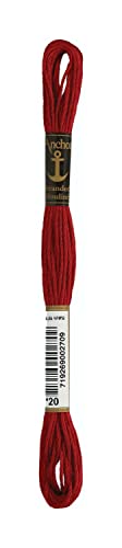 Anchor 232586 4635000-00020 Stickgarn, Baumwolle, weinrot, 3 gramm Anchor 232586 4635000-00020 Stickgarn, Baumwolle, weinrot, 3 gramm von Anchor