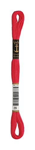 Anchor 4635000-00029 Stickgarn, Baumwolle, Rouge, 3 von Anchor