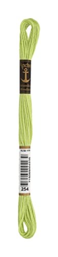 Anchor 4635000-00254 Stickgarn, Baumwolle, apfelgrün, 12-Pack, 3 Anchor 4635000-00254 Stickgarn, Baumwolle, apfelgrün, 12-Pack, 3 von Anchor
