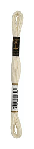 Anchor 233123 4635000-00926 Stickgarn, Baumwolle, elfenbein, 3 gramm Anchor 233123 4635000-00926 Stickgarn, Baumwolle, elfenbein, 3 gramm von Anchor
