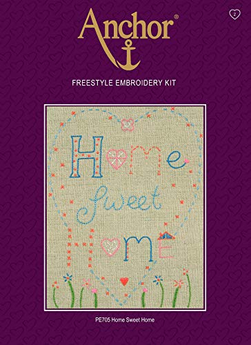 Anchor Freestyle Stickpackung Home Sweet Home Leinen Stickbild gedruckt Anchor Freestyle Stickpackung Home Sweet Home Leinen Stickbild gedruckt von Anchor