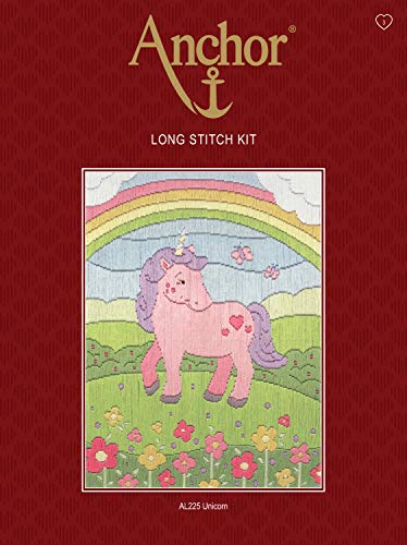 Anchor Langstich-Set, 100% Baumwolle, Mehrfarbig, 28x20cm von Anchor