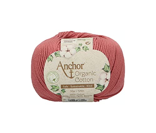 Anchor Organic Cotton, 50G, Stärke: 4, Aufmachung: 125M vintage rose Häkelgarne Anchor Organic Cotton, 50G, Stärke: 4, Aufmachung: 125M vintage rose Häkelgarne von Anchor