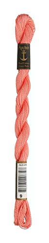 Anchor Perlgarn Stärke 5 4585000-00009 lachs hell Stickgarn, 100 % Baumwolle, 5g Strängchen Anchor Perlgarn Stärke 5 4585000-00009 lachs hell Stickgarn, 100 % Baumwolle, 5g Strängchen von Anchor