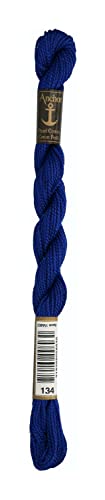 Anchor Perlgarn Stärke 5 4585000-00134 dunkelblau Stickgarn, 100 % Baumwolle, 5g Strängchen Anchor Perlgarn Stärke 5 4585000-00134 dunkelblau Stickgarn, 100 % Baumwolle, 5g Strängchen von Anchor
