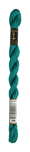 Anchor Perlgarn Stärke 5 4585000-00189 jadegrün Stickgarn, 100 % Baumwolle, 5g Strängchen Anchor Perlgarn Stärke 5 4585000-00189 jadegrün Stickgarn, 100 % Baumwolle, 5g Strängchen von Anchor