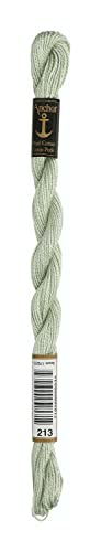 Anchor Perlgarn Stärke 5 4585000-00213 pastellgrün Stickgarn, 100 % Baumwolle, 5g Strängchen Anchor Perlgarn Stärke 5 4585000-00213 pastellgrün Stickgarn, 100 % Baumwolle, 5g Strängchen von Anchor