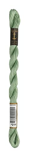 Anchor Perlgarn Stärke 5 4585000-00214 salbei Stickgarn, 100 % Baumwolle, 5g Strängchen Anchor Perlgarn Stärke 5 4585000-00214 salbei Stickgarn, 100 % Baumwolle, 5g Strängchen von Anchor