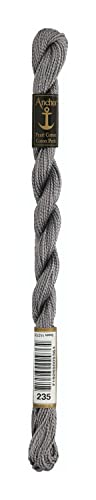 Anchor Perlgarn Stärke 5 4585000-00235 flanell Stickgarn, 100 % Baumwolle, 5g Strängchen Anchor Perlgarn Stärke 5 4585000-00235 flanell Stickgarn, 100 % Baumwolle, 5g Strängchen von Anchor