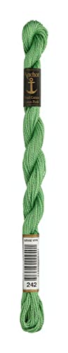 Anchor Perlgarn Stärke 5 4585000-00242 resedagrün Stickgarn, 100 % Baumwolle, 5g Strängchen Anchor Perlgarn Stärke 5 4585000-00242 resedagrün Stickgarn, 100 % Baumwolle, 5g Strängchen von Anchor