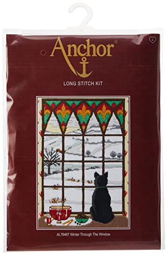 Anchor Langstich-Set, 100% Baumwolle, Mehrfarbig, 32x23cm von Anchor