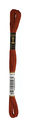 Anchor Stickgarne, 100% Baumwolle, 351, 8m, 3 Anchor Stickgarne, 100% Baumwolle, 351, 8m, 3 von Anchor