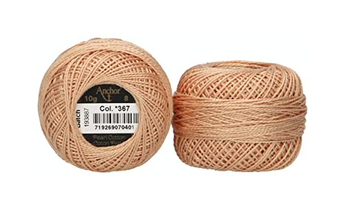 Anchor Stickgarne, 100% Baumwolle, Brandy, Stärke 8, 82m, 16 Anchor Stickgarne, 100% Baumwolle, Brandy, Stärke 8, 82m, 16 von Anchor