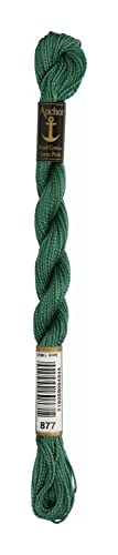 Anchor Stickgarne, 100% Baumwolle, herbstgrpn, Stärke 5, 21m, 7 von Anchor