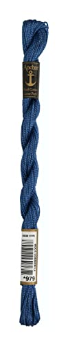 Anchor Stickgarne, 100% Baumwolle, taubenblau, Stärke 5, 21m, 7 Anchor Stickgarne, 100% Baumwolle, taubenblau, Stärke 5, 21m, 7 von Anchor