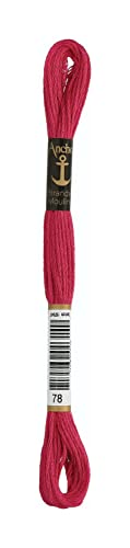 Anchor Sticktwist 4635000-00078 cyclam Stickgarn, 100 % Baumwolle Anchor Sticktwist 4635000-00078 cyclam Stickgarn, 100 % Baumwolle von Anchor